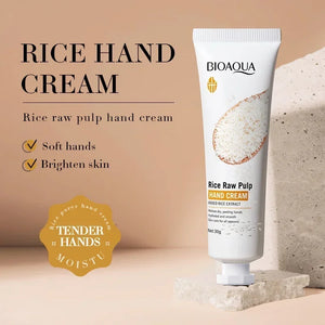 RiceGlow™ – Creme Hidratante de Arroz para Mãos